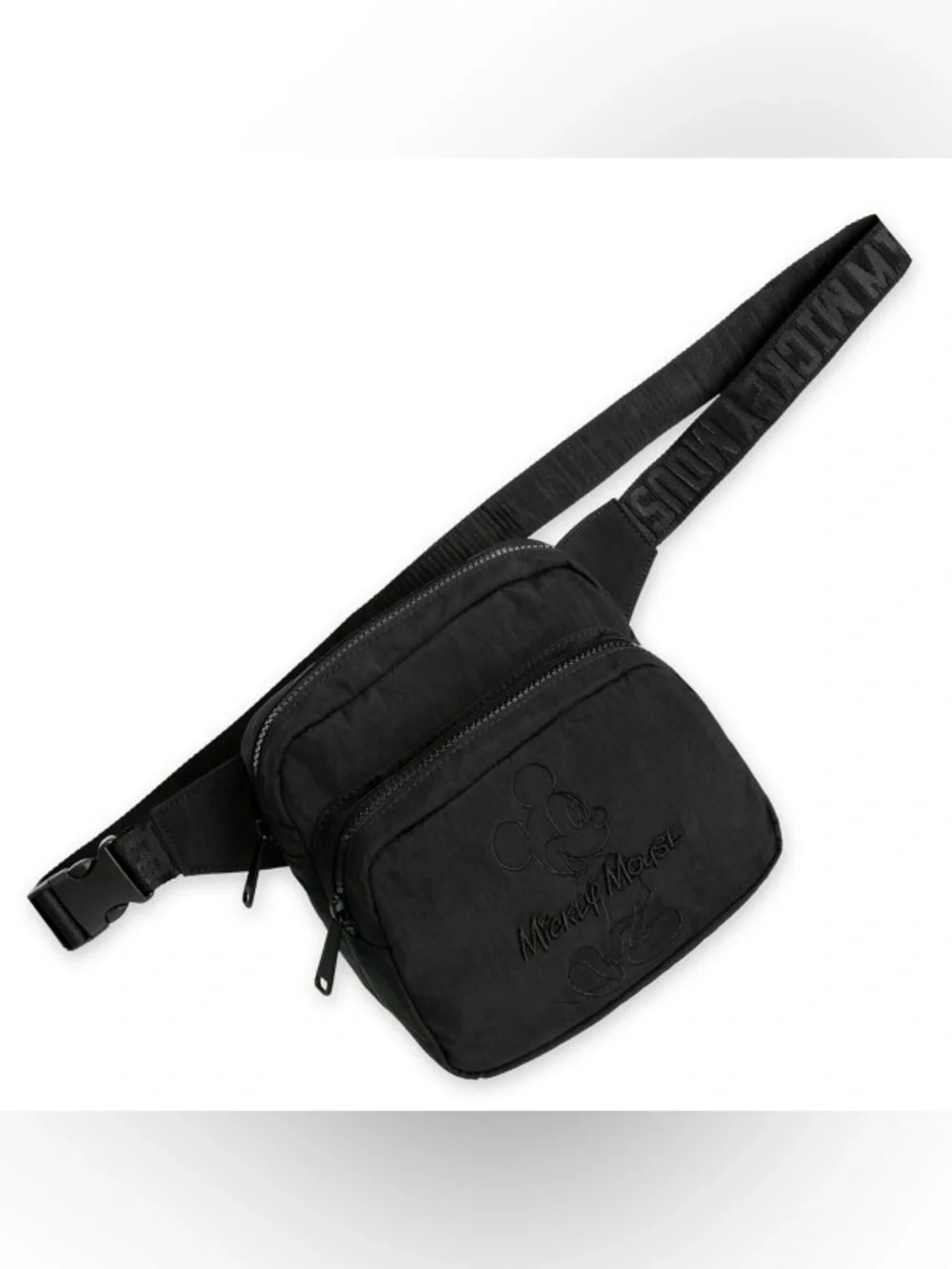 Mickey Mouse Black Standing Hip Pack